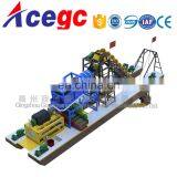 Price of china sand/gold bucket chain dredger machine for sale