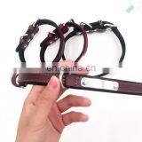 Stainless Steel Iron Sheet Word Carved Pet Collar Leather Leash Training Dog Rope Pet Neck Chain Pet Supplies thumbnail-1