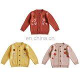 Children's Embroidery Flowers Sweater 2020 Full Sleeves Clothes Girls Sweater thumbnail-1