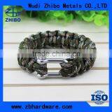 Wholesale Customer Cheap Escape Nylon Mountaineering Bracelet With Whistle thumbnail-4