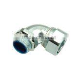 Galvanized Flexible Conduit Adapter for 90 Degree With Zinc Alloy Connector