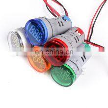 22 мм Амперметр AC220V 100А с цифровым дисплеем, монитор тока, индикатор сигнала, светодиодный амперметр, тестер, измеритель амперного тока