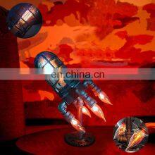 Hot Sale High Quality Creative Retro Industrial Rocket Lamp for Home Decoration thumbnail-3