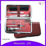 PU Pouch Manicure Set With Comb
