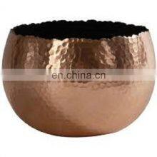 Copper Hammered Antique Bowl for Candle thumbnail-1
