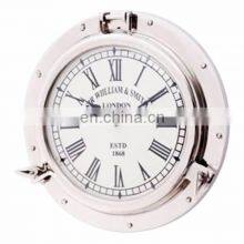 Metal Porthole With Clock
