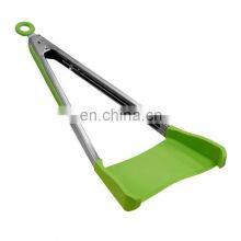 New 2 in 1 Food Grade Silicone Spatula Tongs thumbnail-3