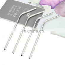 2021 Pouch Bag Cleaning Brush Gold Beer Reusable Drinking Straw Stainless Steel thumbnail-3