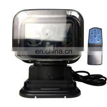 Lantsun Marine Wireless Remote Control Fishing Boat Light Rotating LED Search Light for Boat
