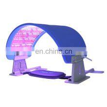 Newest Physical Photon Light Therapy Led Skin Care Machine Foldable Led Pdt Photodynamic 3 Color Led Light Pdt Therapy Face