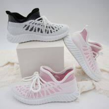 Cool Shoes Flying Woven Surface Stitching Color Blocking Sports Casual Children's Shoes thumbnail-3
