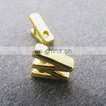 Wholesales Customized Golden Stainless Alphabet Sign Gold 3d Metal Hardware Letter For Bags thumbnail-4