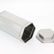 Hexagonal Reusble Tea Candy Cookie Tin Box thumbnail-2