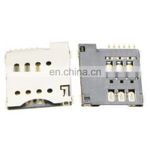 6Pin Push Type Micro SIMCard Connector