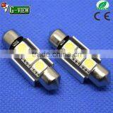 Factory Supply High Quality12V 5050 3SMD Canbus 33mm 36mm 39mm White Led Motorcycle/car Door Light thumbnail-5