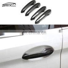 G20 G22 G23 Dry Carbon Fiber Door Handle Grip Cover For BMW 3 Series G20 4 Series G22 G23 thumbnail-1