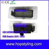 24 Months Warranty Time Auto Led Light LED License Plate Lamp for Hyundai Elantra Super Bright Car Number Plate Light thumbnail-1
