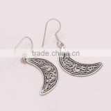 925 SOLID STERLING FINE SILVER OLD & ANTIQUE SILVER EARRINGS