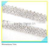 Fancy 888 Crystal Rhinestone Beads Claw Chain Trims For Decoration