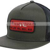High Quality Trucker Cap Customized 5 Panel 2d Embroidery Patch Mesh Snapback Hat thumbnail-2