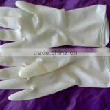 sterile powder free latex surgical gloves