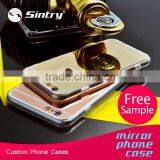 Designer Cell Phone Cases Wholesale Silicone Cell Phone Case With Mirror Lipstick Case With Mirror Case for Iphone 6