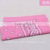 Wholesale Custom Paisley Printed Square Cotton Head Bandana thumbnail-2