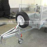 6*4 hot-dipped galvanized box trailer, cage trailer, utility trailer