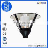 black color outdoor garden yard intergrate tube induction light