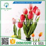 2016 Wholesale Multicolor 20" Real Touch Latex PU Artificial Flowers for Home Wedding Bridal Decoration thumbnail-5