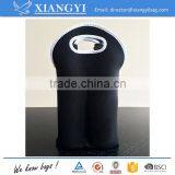 Durable Neoprene Two Bottle Wine Carrier Tote Bag thumbnail-3