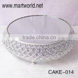 16inch Round Shape Wedding Cake Stand With Crystal Cake Decoration Wedding Decorations for Party Decoration Home Decor(CAKE-014)