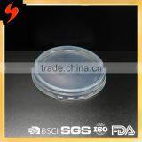 Chinese Supplier 117mm-dia Transparent PP Flat Disposable Lid thumbnail-1