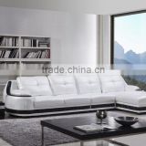 cheap living room white sofa / living room furniture leather sofa 650