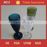 Handmade Grape Etched Star Beach Wine Glass for Drinks thumbnail-5