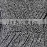 Best Selling Girls Wholesale Plus Size Jersey Wrap Dress Grey Marl thumbnail-4