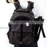 2016 Ergonomic Design High Quality Professional Camera Bag Backpack Canvas Laptop Bag thumbnail-3