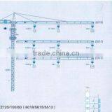 Construction Type Hot Sale and High Quality QTZ120(6018) Price of Tower Crane thumbnail-1