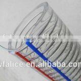 Weifang Alice Clear PVC Steel Wire Reinforced Suction Hose/flexible Transparent PVC Steel Suction Hose