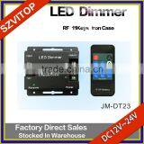 RF Redio Frequency 11Key Iron Shell LED Strip Dimmer Double Channel Parallel Output Adjust Extent 1%~100% Easy Using DC12V 24V thumbnail-1