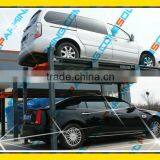 Four Post3 Years Parts of Warranty Different Parking Heights CE Approved Easy Relocation 4 Post Hydraulic Vertical Car Parking