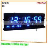 High Brightness 3" Led Digital Wall Clock for School Clock, Hospital Clock,