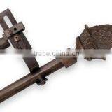 Adjustable Double Curtain Rod Set With Pina Finial thumbnail-2