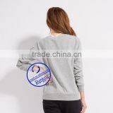 Custom Women's Long Sleeve Crewneck Sweatshirts With Chest Pocket thumbnail-6