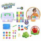 3D Colorful Inked Modeling Play Dough Toys for Children Air Dry Soft Clay Mini Play Dough Set thumbnail-5