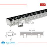48pcs 1w-3w double row leds dmx driver programmable multicolor led linear Wall Washer for Exterior