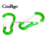 Colorful Aluminum Spring Carabiner Snap Hook Hanger Keychain Hiking Camping #FLQ186-8C(Mix-s) thumbnail-4