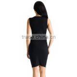 Woman Sleeveless Floral Printed Blue&White Bodycon Square Neck Line Dress A Line Cocktail Dress thumbnail-5