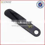 plastic hotel shoe accessories black mini shoe horn custom shoe horn