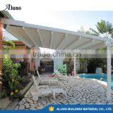 Pergola Retractable En Bois/Retractable Fabric Pergola Covers